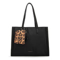 Cartera Dos Asas Nora Nylon Negro