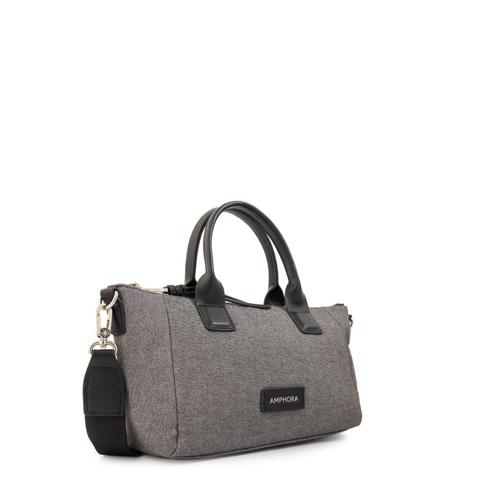Crossbody Emma Texturizado Negro