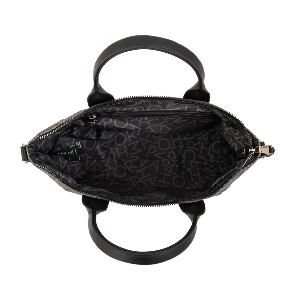 Crossbody Emma Texturizado Negro