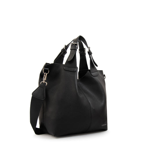 Cartera Dos Asas Regina Negro