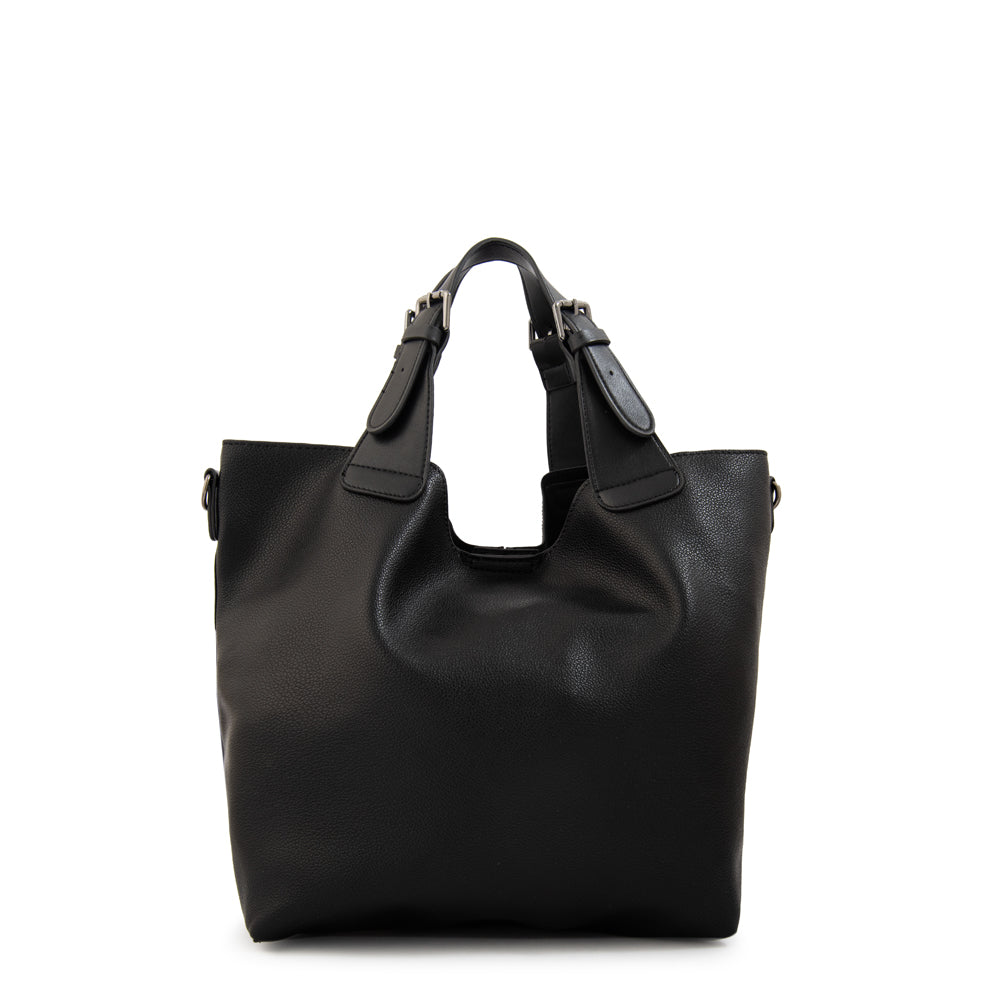 Cartera Dos Asas Regina Negro