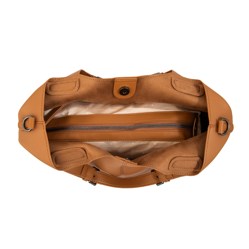 Cartera Dos Asas Regina Camel