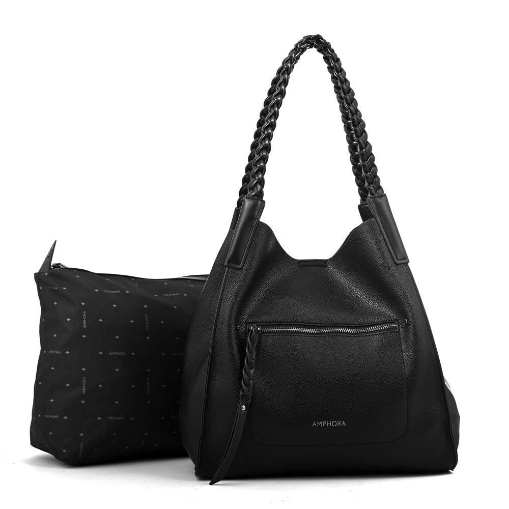 Cartera Corte Recto Iris Negro