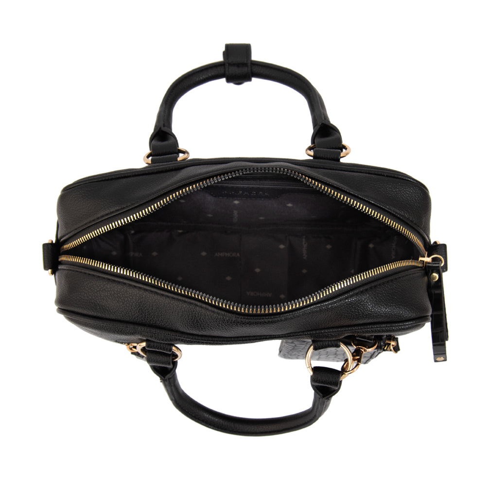 Cartera Dos Asas Carlota Negro