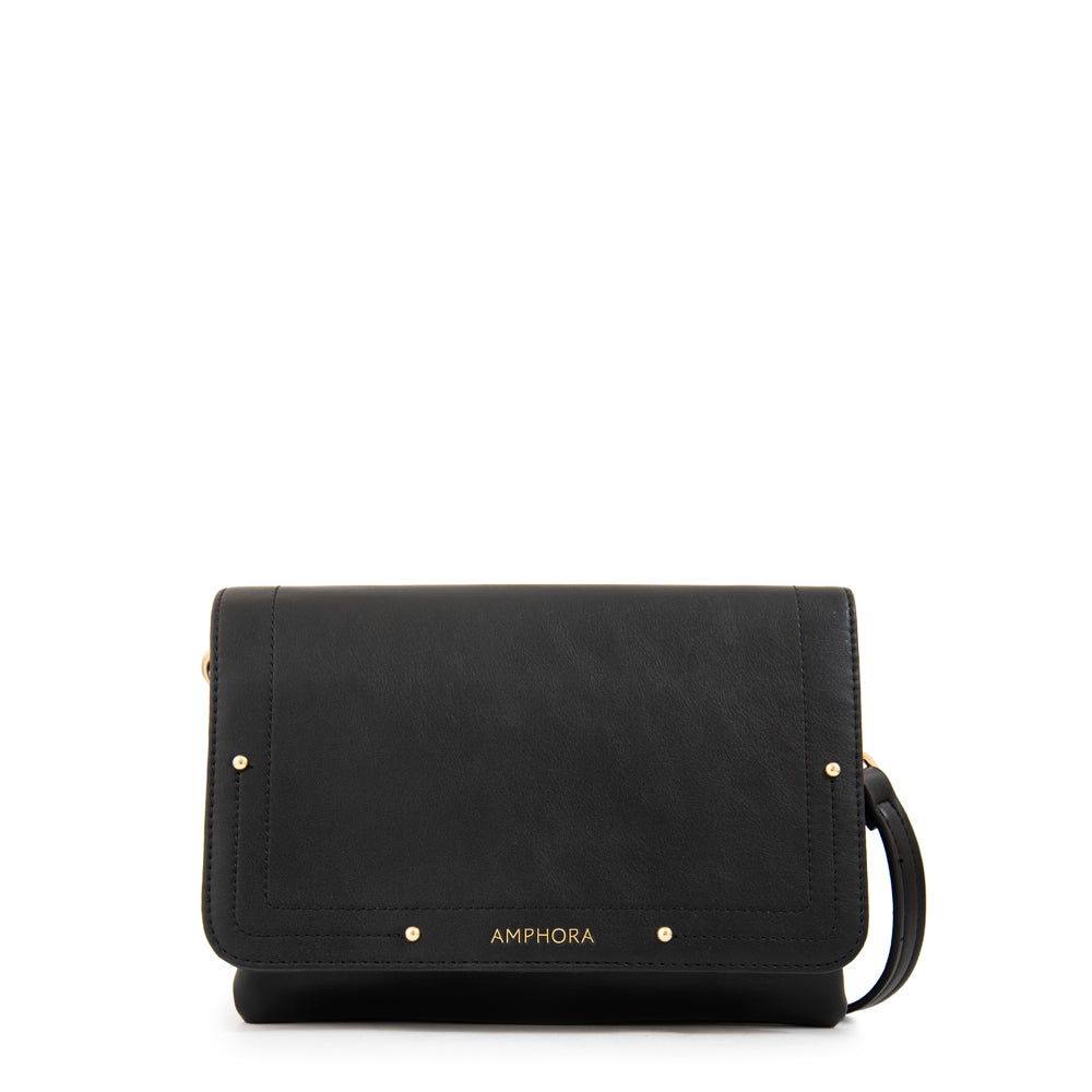 Crossbody Graciela Liso Negro