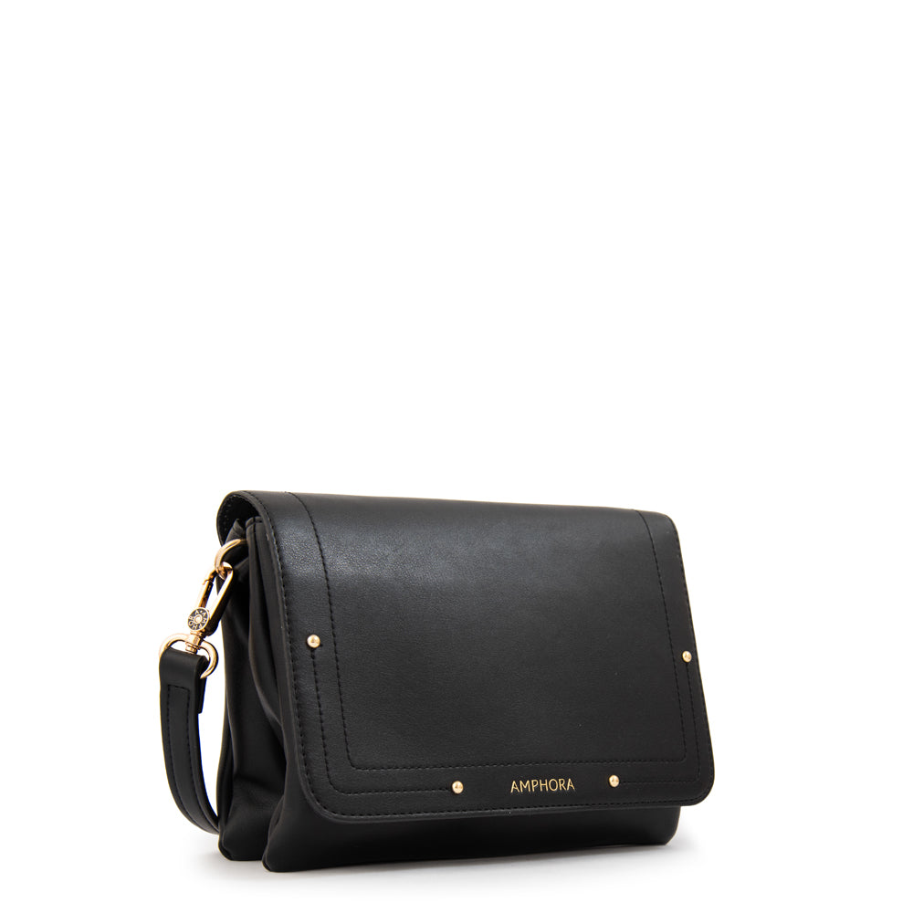 Crossbody Graciela Liso Negro