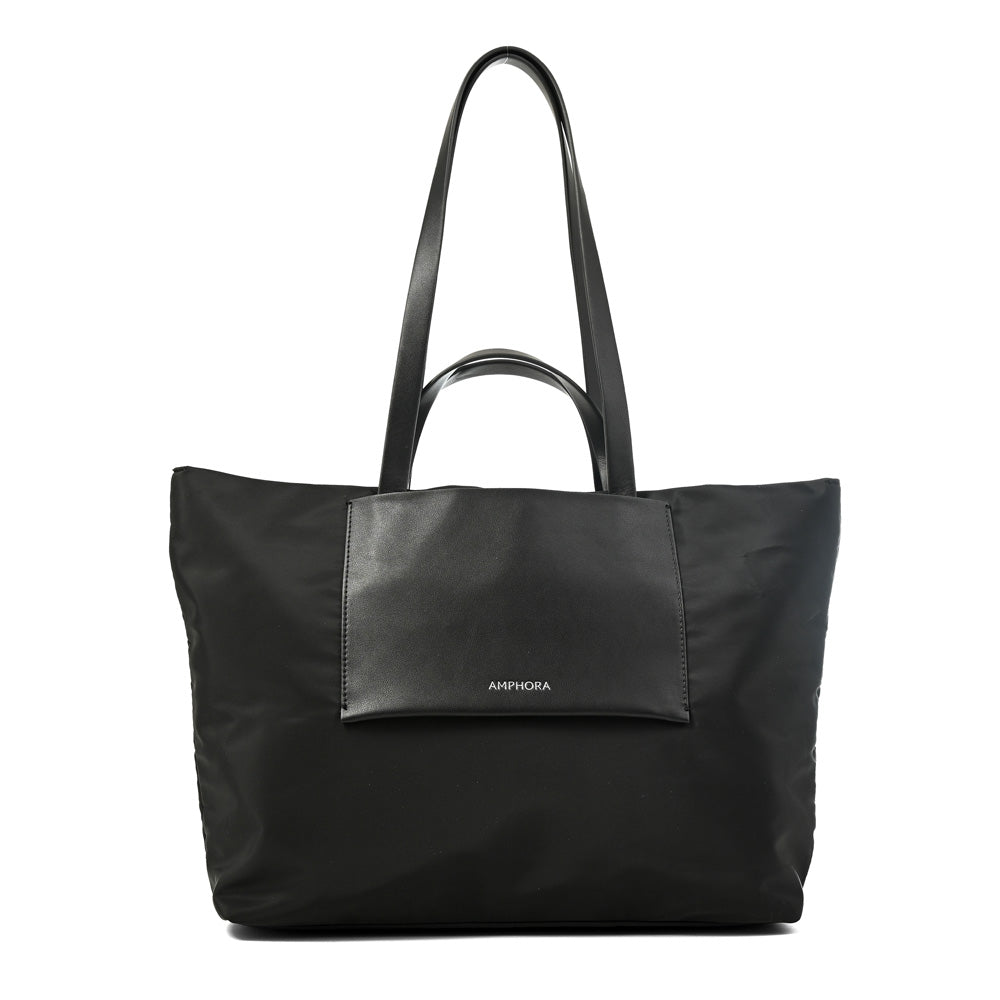 Cartera Dos Asas Nadia Negro