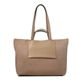 Cartera Dos Asas Nadia Beige Oscuro