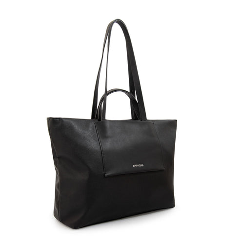 Cartera Dos Asas Nadia Granulado Negro