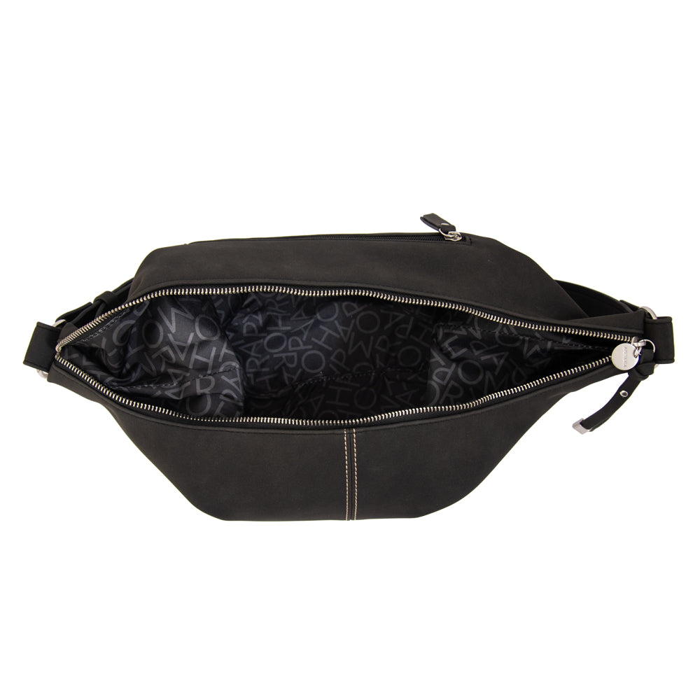 Cartera Oval Mila Negro