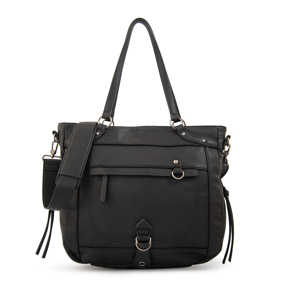 Cartera Dos Asas Portalaptop Tamara Negro
