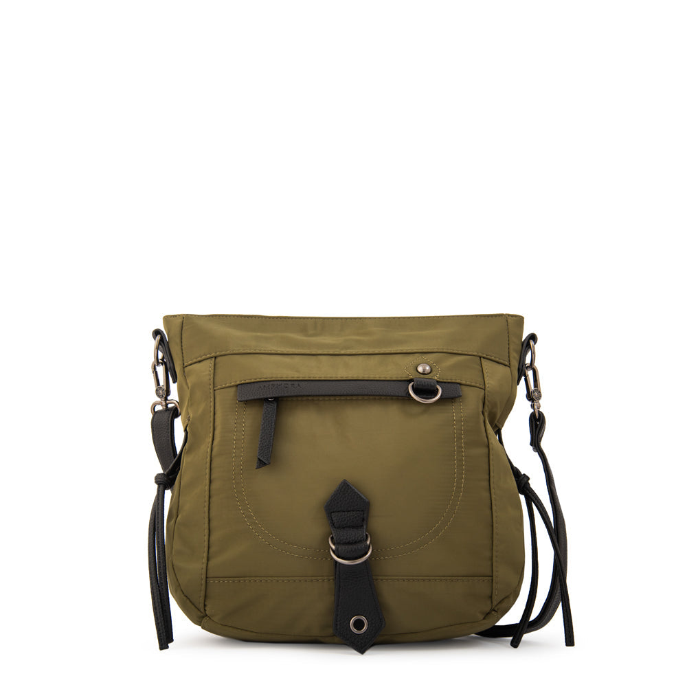 Crossbody Tamara Nylon Verde Oliva