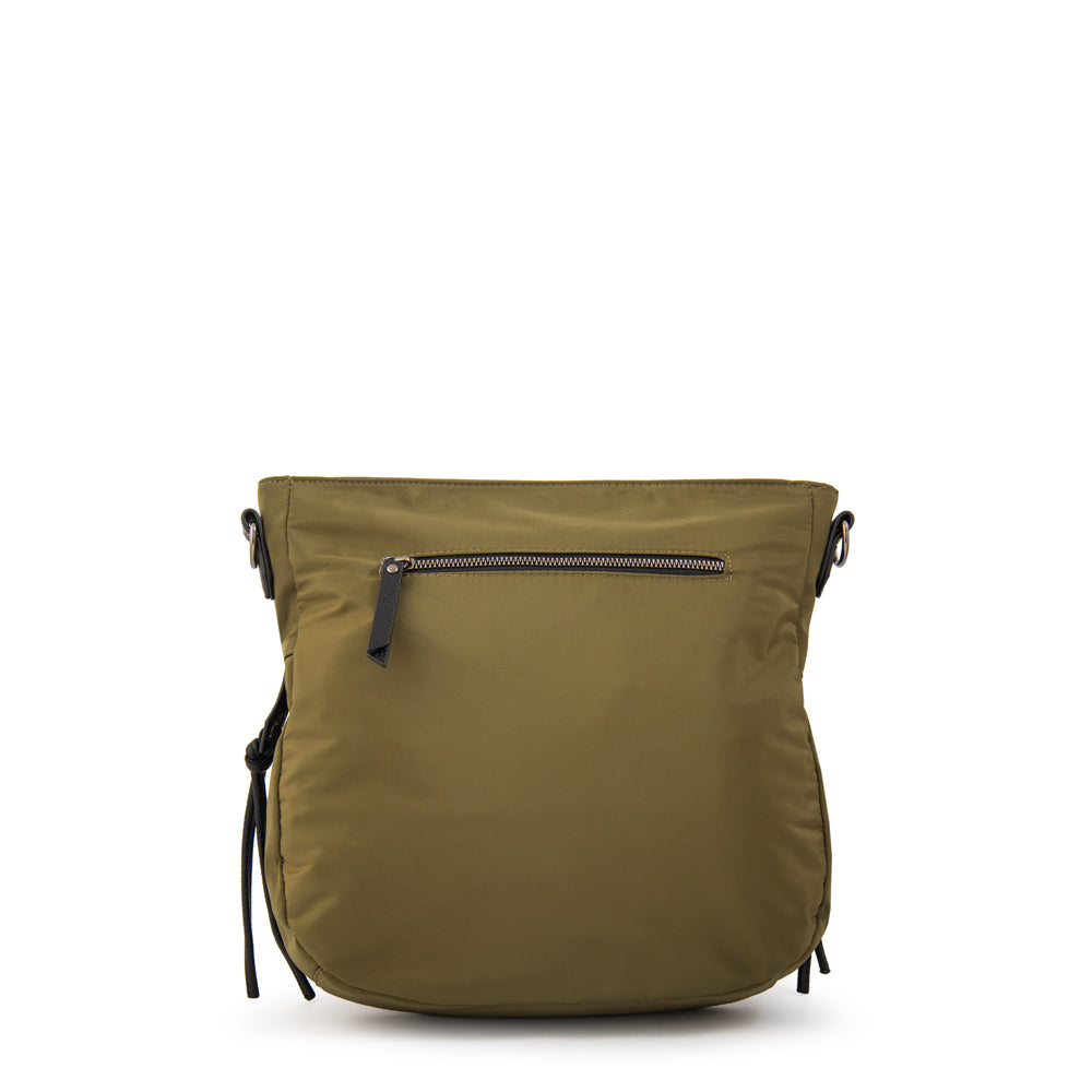 Crossbody Tamara Nylon Verde Oliva