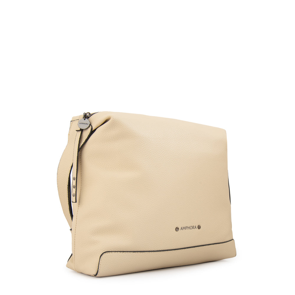 Cartera Corte Recto Ganash Blanco Crudo