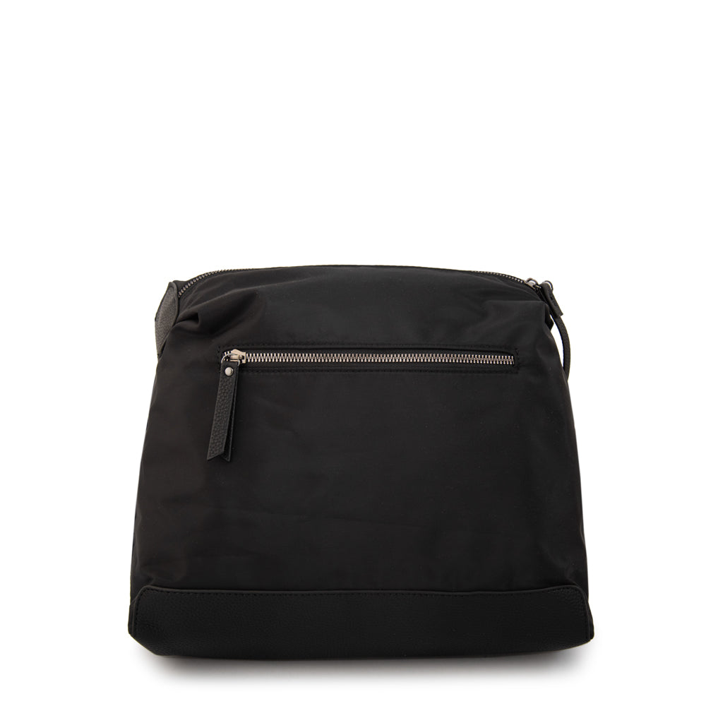 Cartera Corte Recto Ganash Nylon Negro