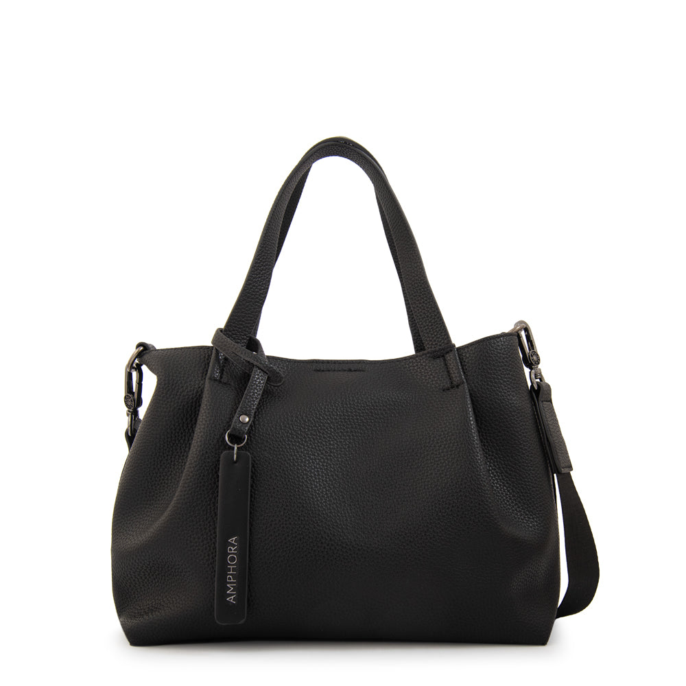 Cartera Dos Asas Constans Negro