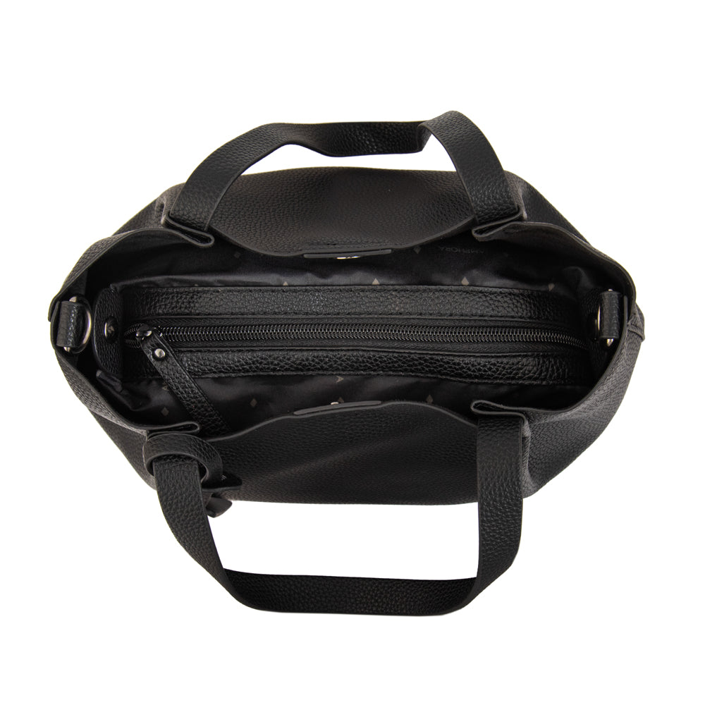 Cartera Dos Asas Constans Negro