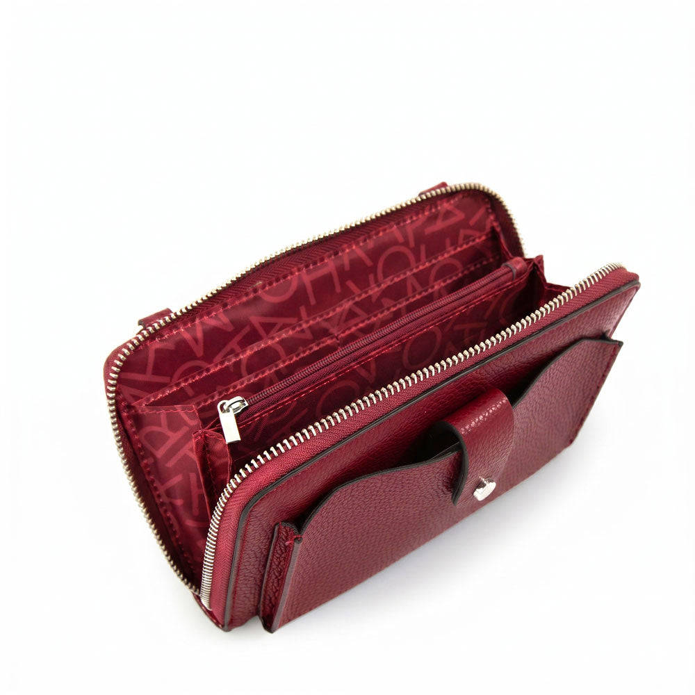Crossbody Verotta Rojo Oscuro