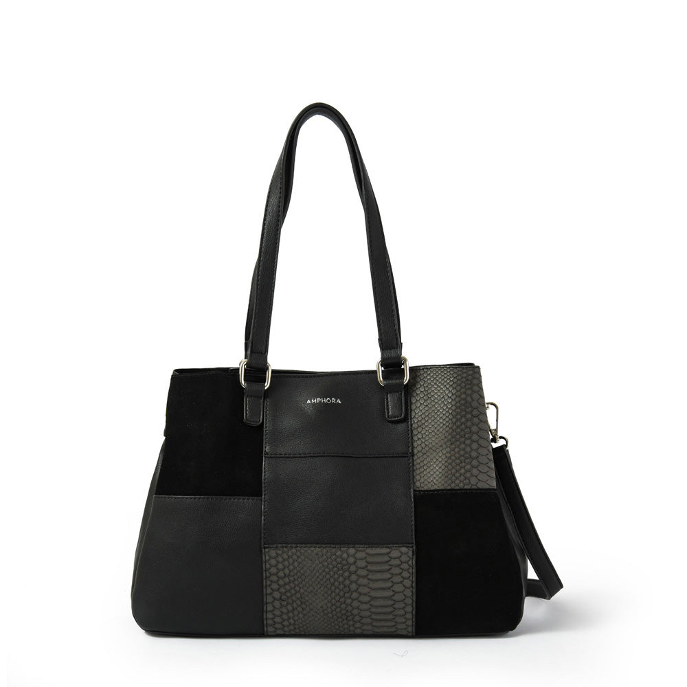 Cartera Dos Asas Daranita Negro