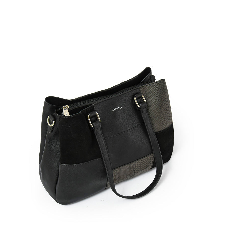 Cartera Dos Asas Daranita Negro