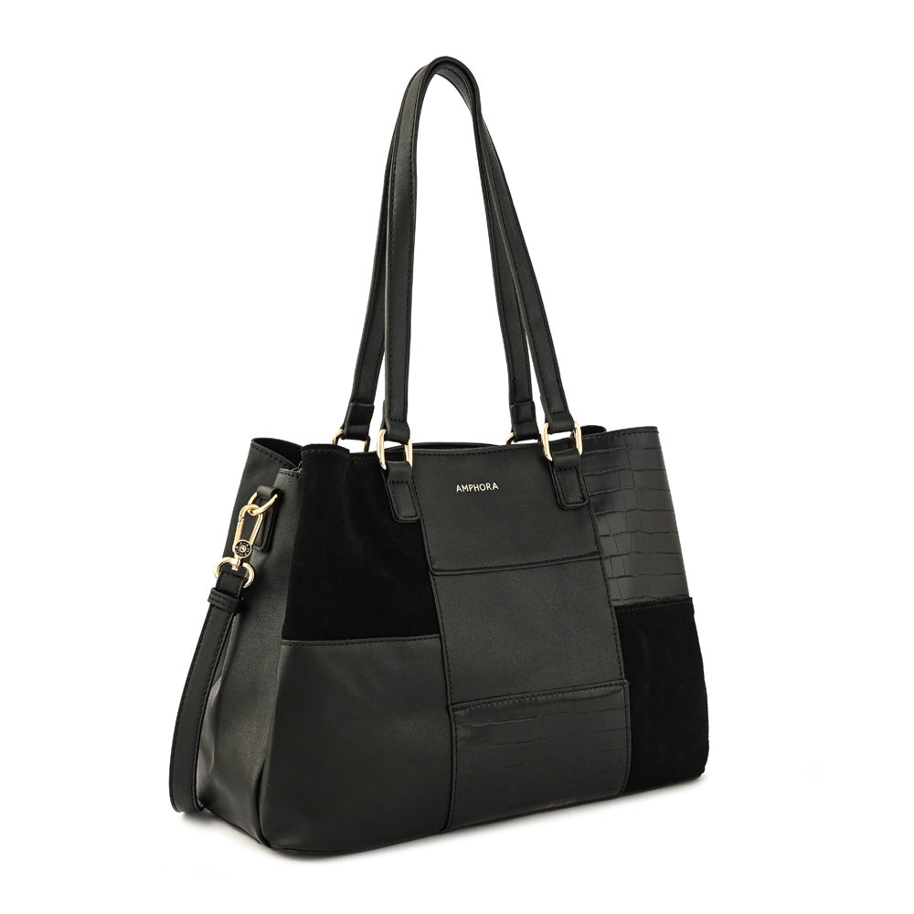Cartera Dos Asas Daranita Negro Especial