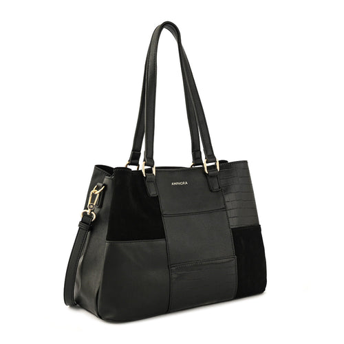 Cartera Dos Asas Daranita Negro Especial