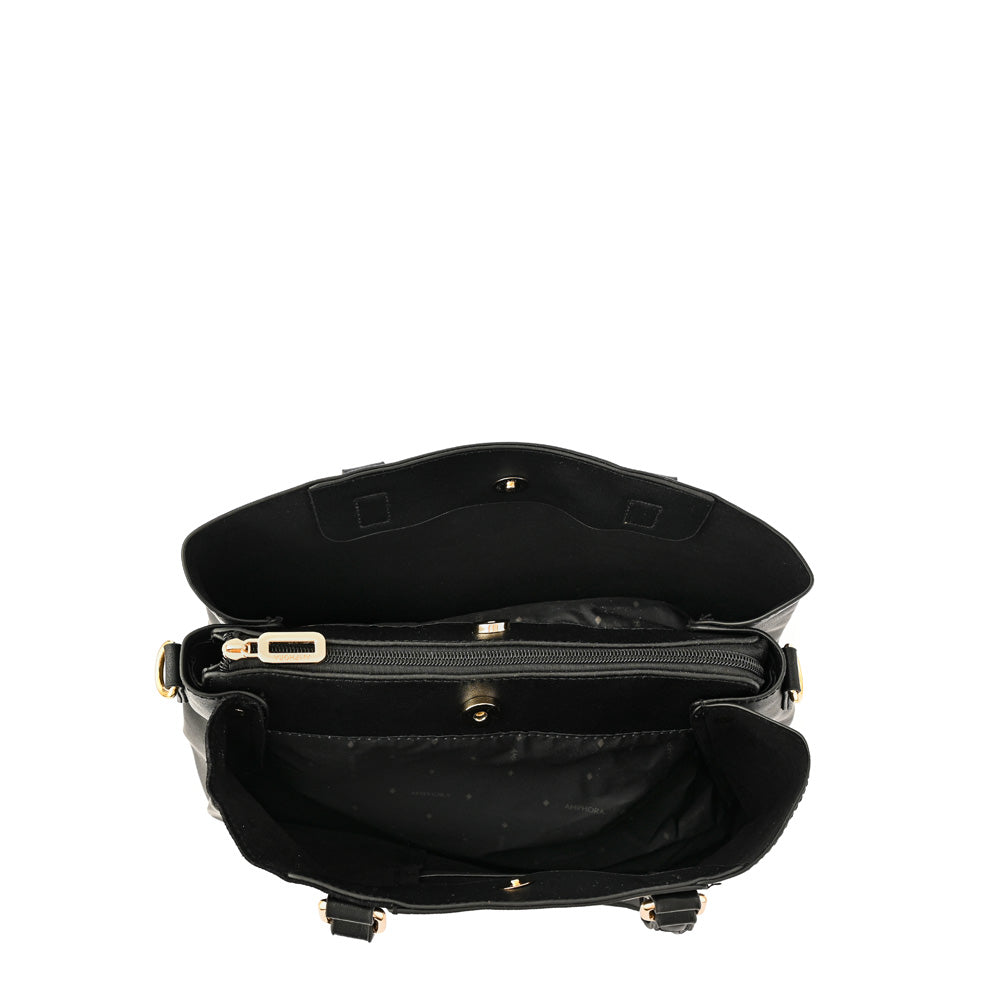 Cartera Dos Asas Daranita Negro Especial