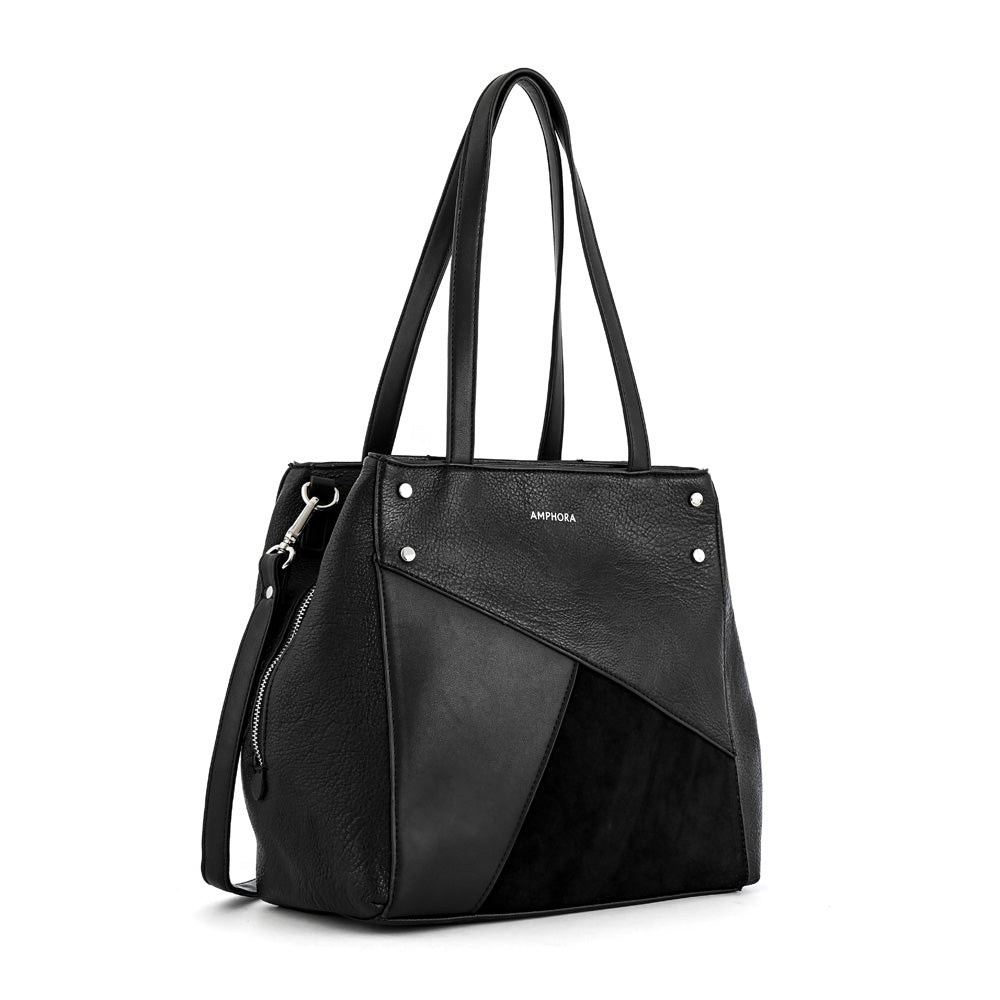 Cartera Dos Asas Noix Negro