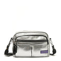 Crossbody Metallique Plateado