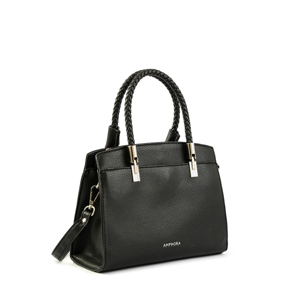 Cartera Dos Asas Rosine Negro