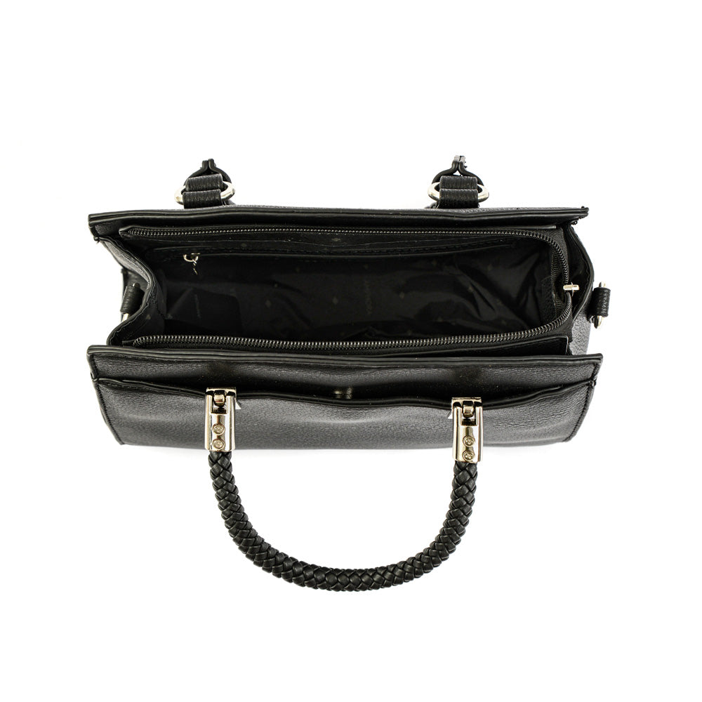 Cartera Dos Asas Rosine Negro