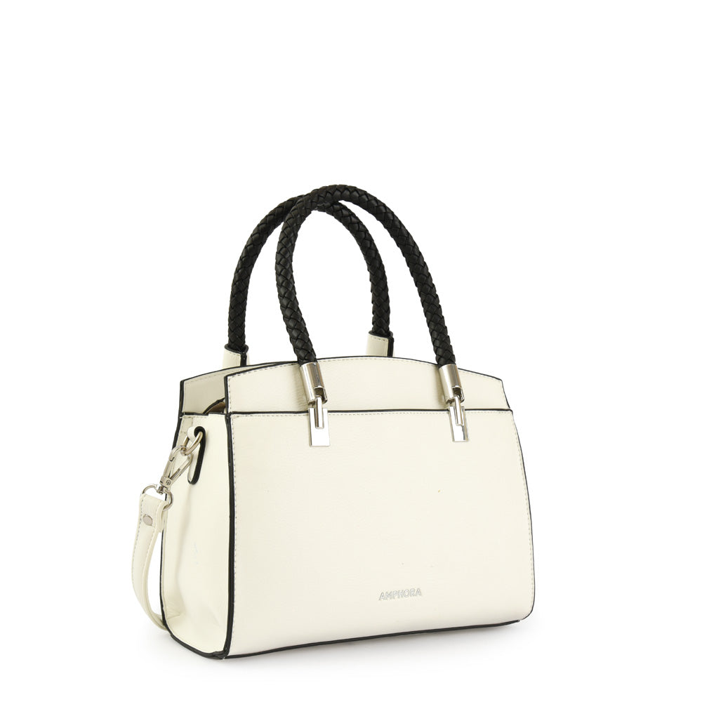 Cartera Dos Asas Rosine Blanco