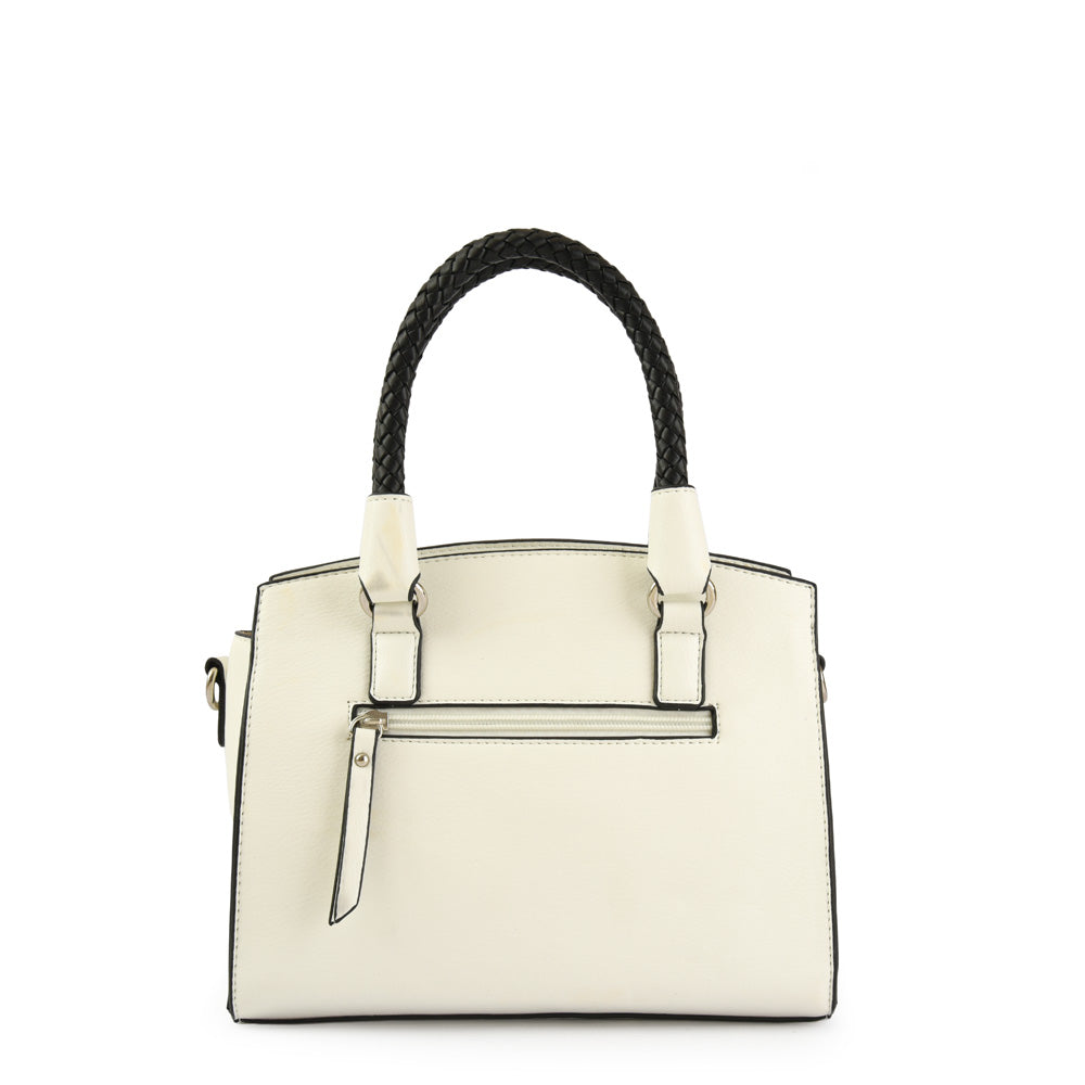 Cartera Dos Asas Rosine Blanco