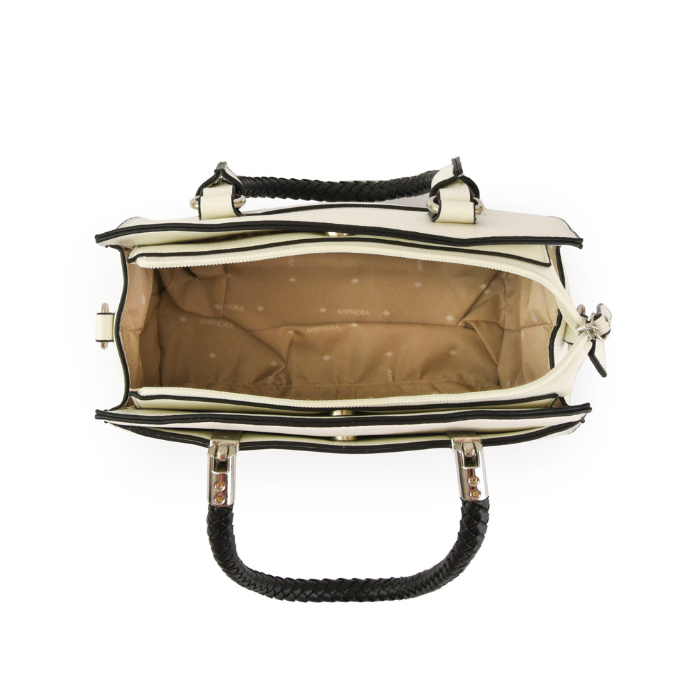 Cartera Dos Asas Rosine Blanco