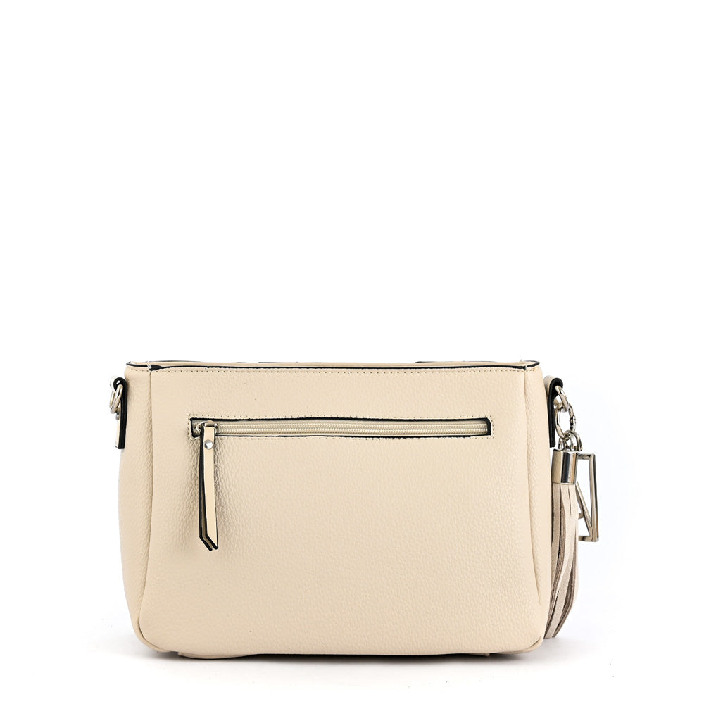 Crossbody Leroy Blanco Crudo