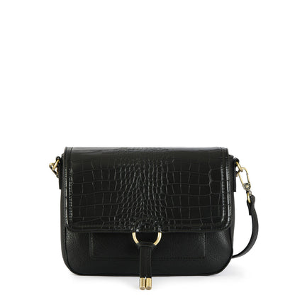 Crossbody Lya Negro Crocco