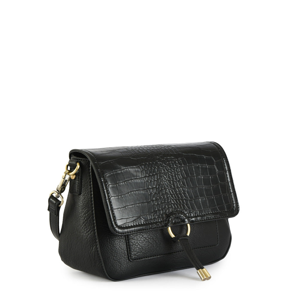 Crossbody Lya Negro Crocco