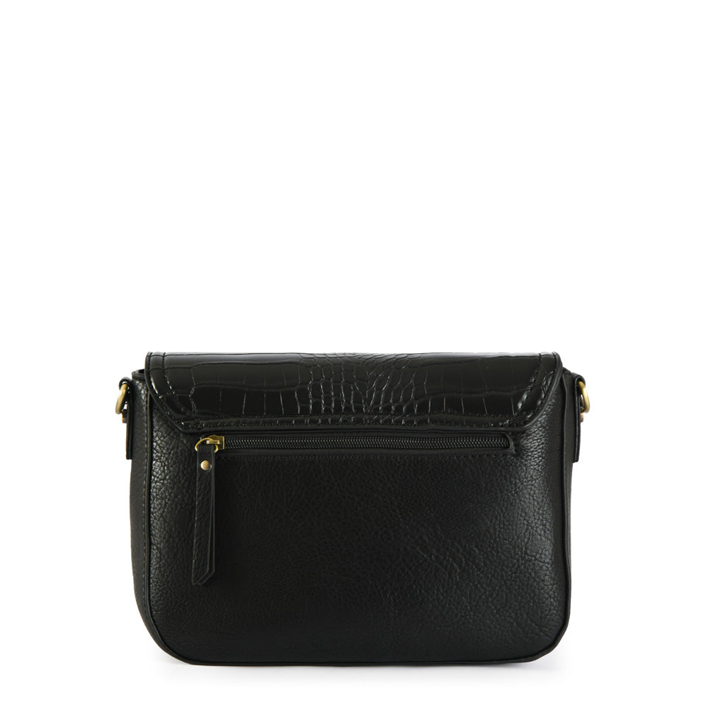 Crossbody Lya Negro Crocco