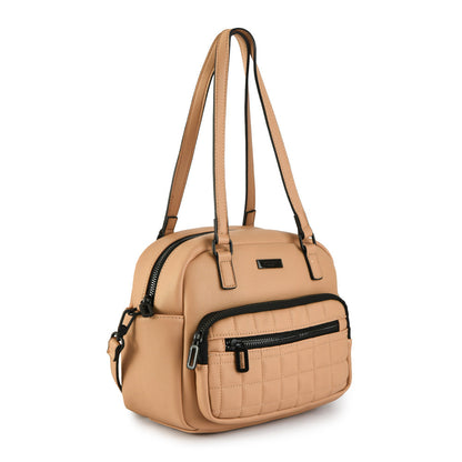 Cartera Dos Asas Lambert Beige