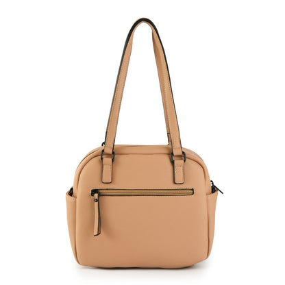 Cartera Dos Asas Lambert Beige