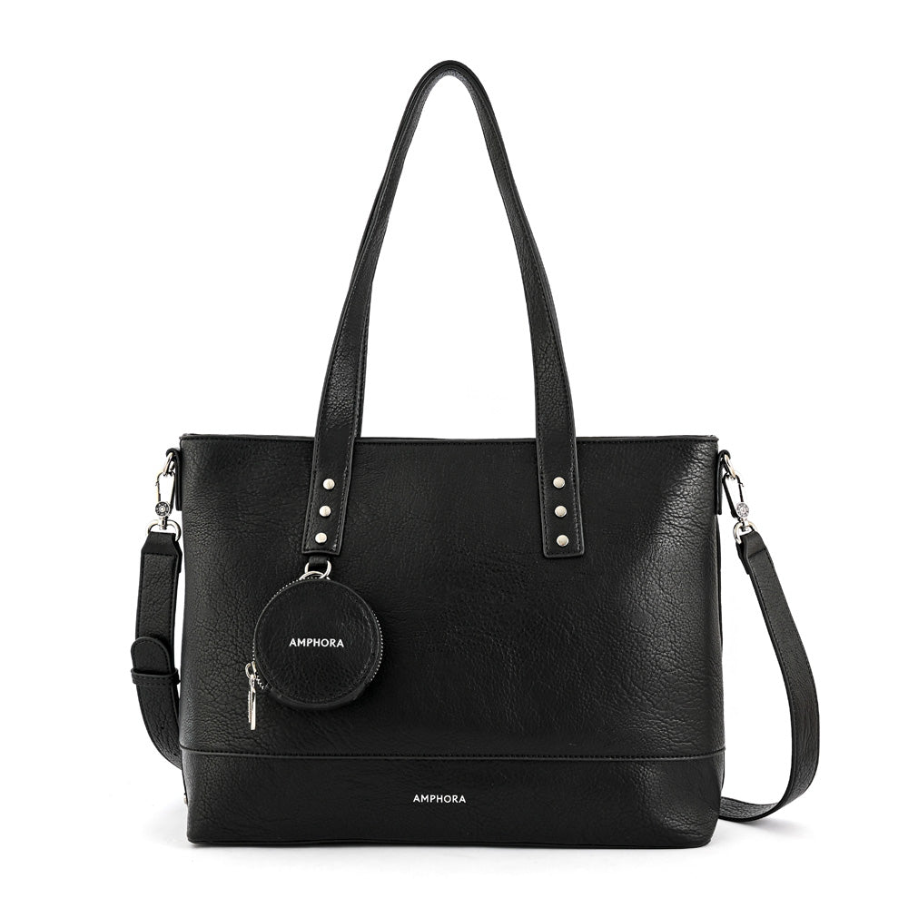 Cartera Dos Asas Porta Laptop 14" Meyer Negro