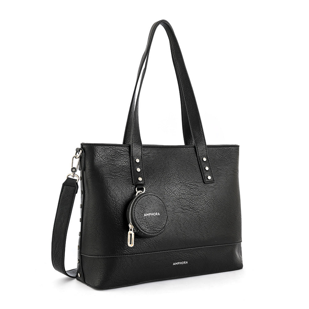 Cartera Dos Asas Porta Laptop 14" Meyer Negro