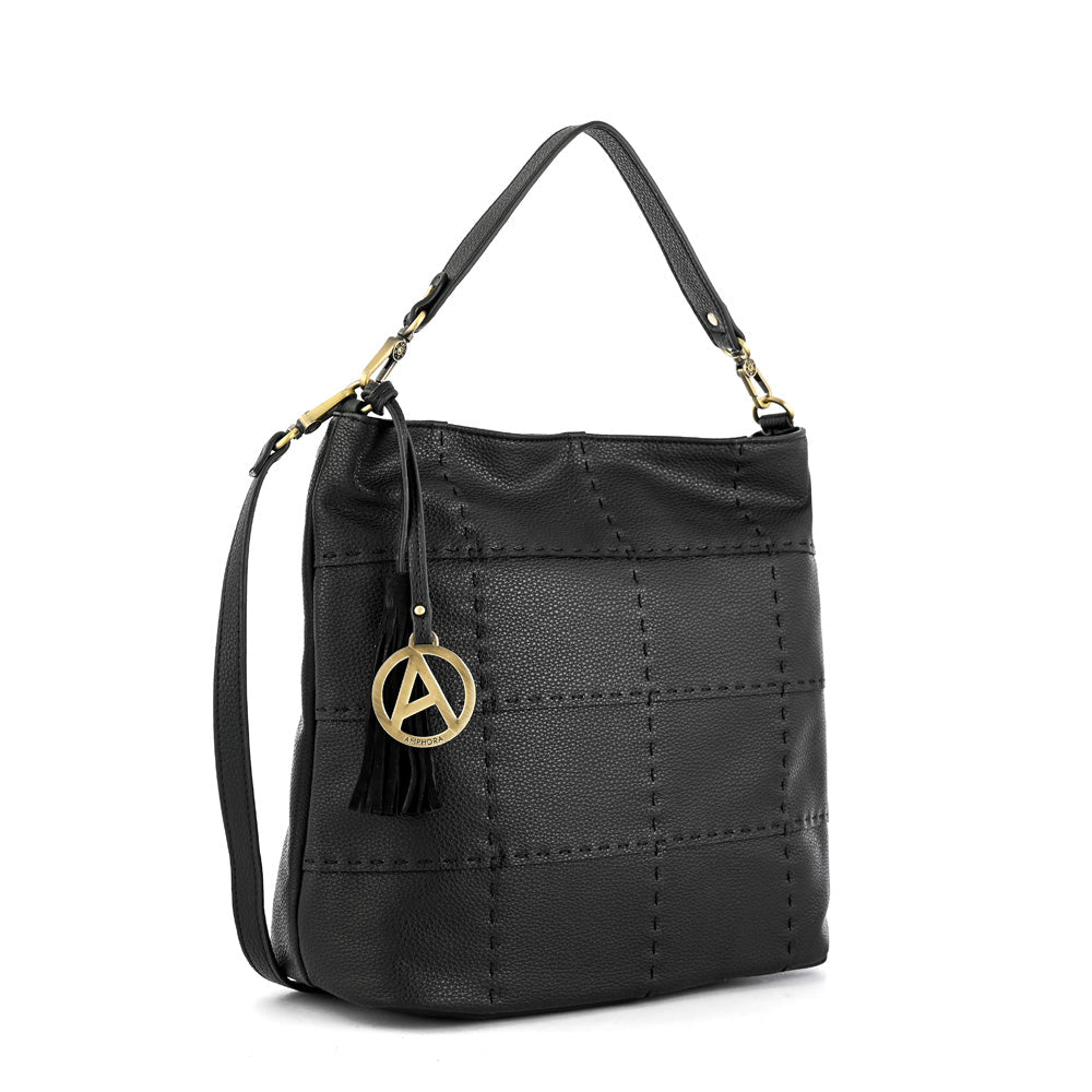 Cartera Corte Recto Robin Negro