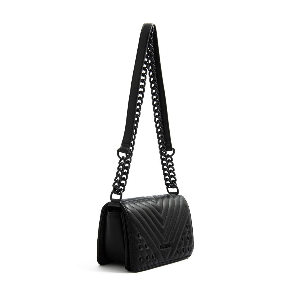 Crossbody Pequeña Muller Negro Especial