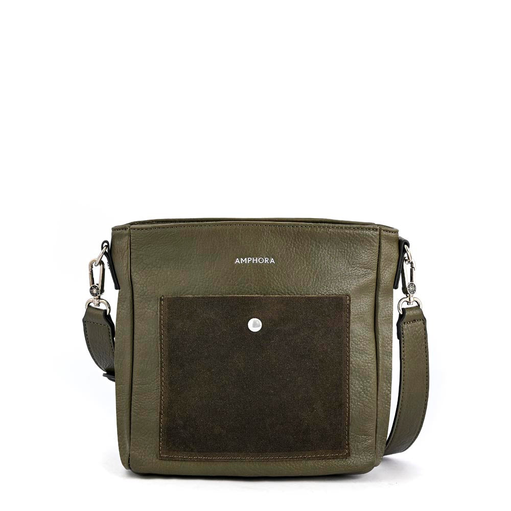 Crossbody Isela Verde Oscuro