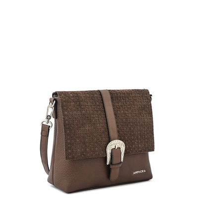 Crossbody Marruecos Café Oscuro