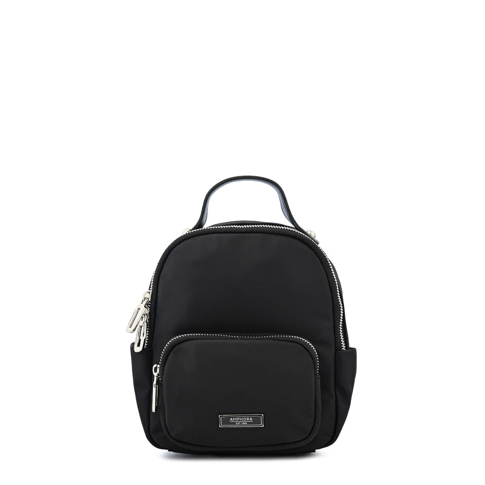 Mochila Leina Negro Nylon