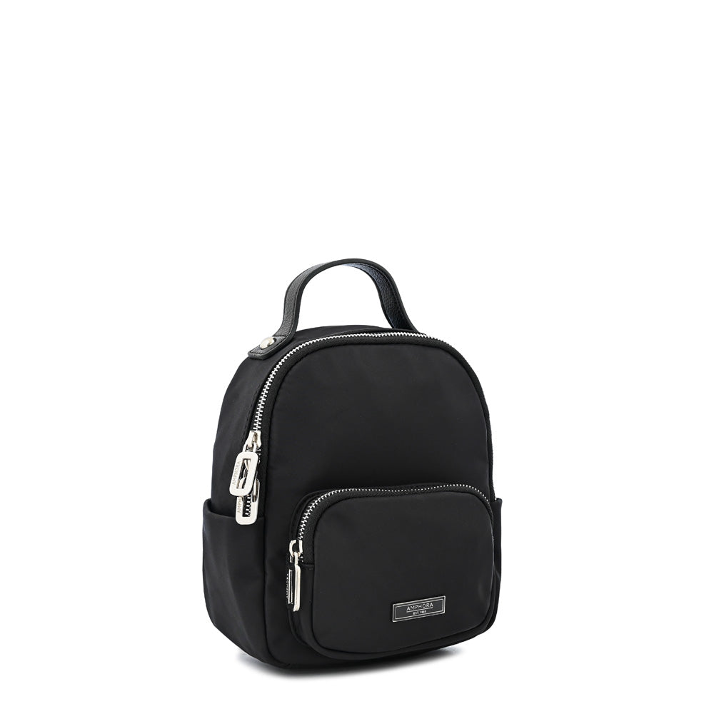 Mochila Leina Negro Nylon