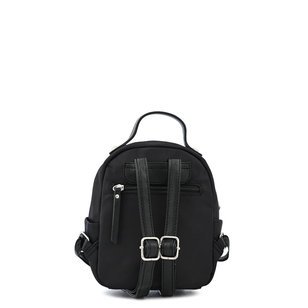 Mochila Leina Negro Nylon