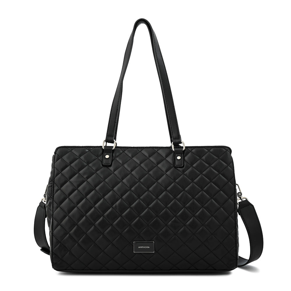 Cartera Dos Asas Porta Laptop 14" Bugi Negro Especial